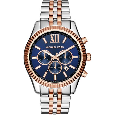 horloge met leren band michael kors mannen|horloge michael kors dames.